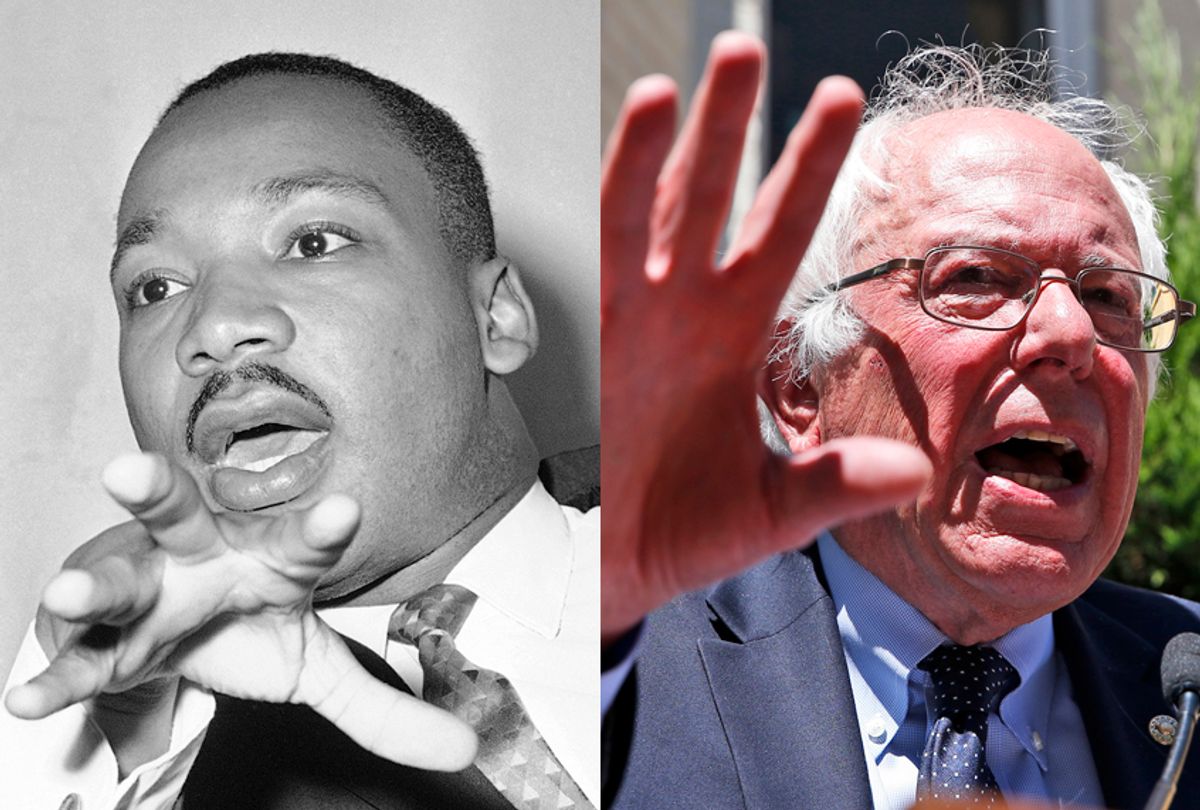 Dr. Martin Luther King, Jr.; Bernie Sanders (AP)