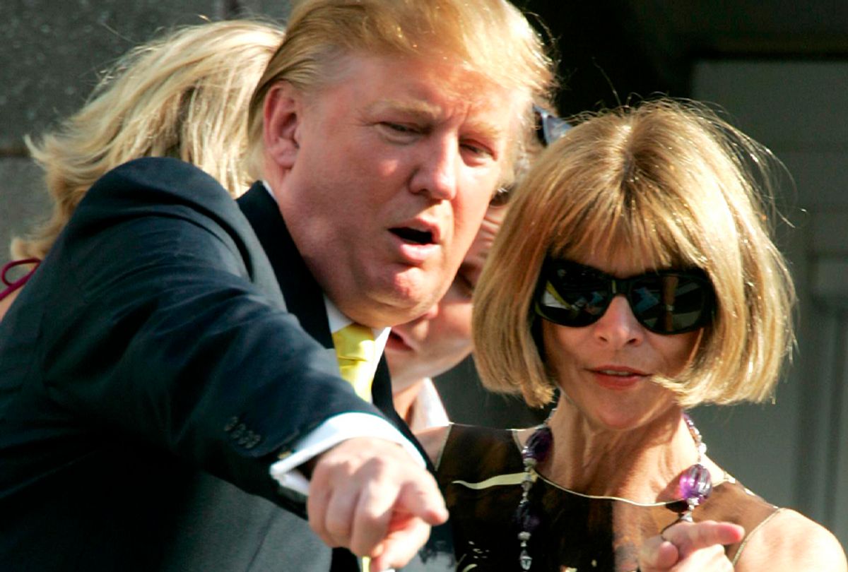 Donald Trump, Anna Wintour (AP/Jeff Zelevansky)