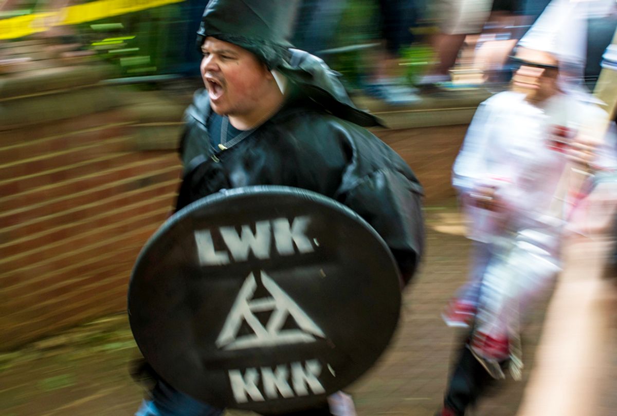Member of the Ku Klux Klan (Getty/Andrew Caballero-Reynolds)