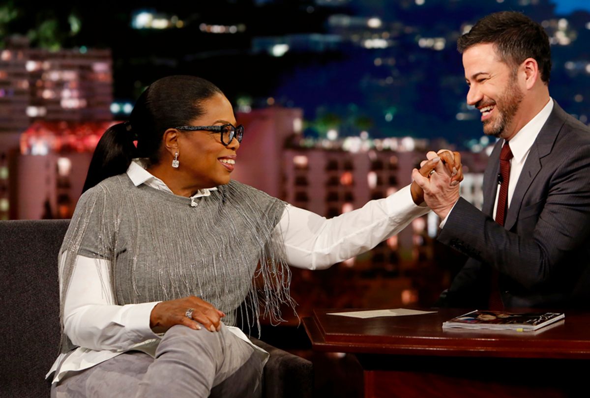 Oprah Winfrey on "Jimmy Kimmel Live!"  (ABC/Randy Holmes)