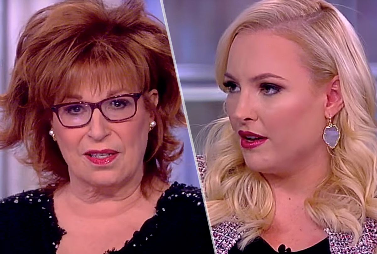 Joy Behar and Megan McCain on "The View" (YouTube/The View)