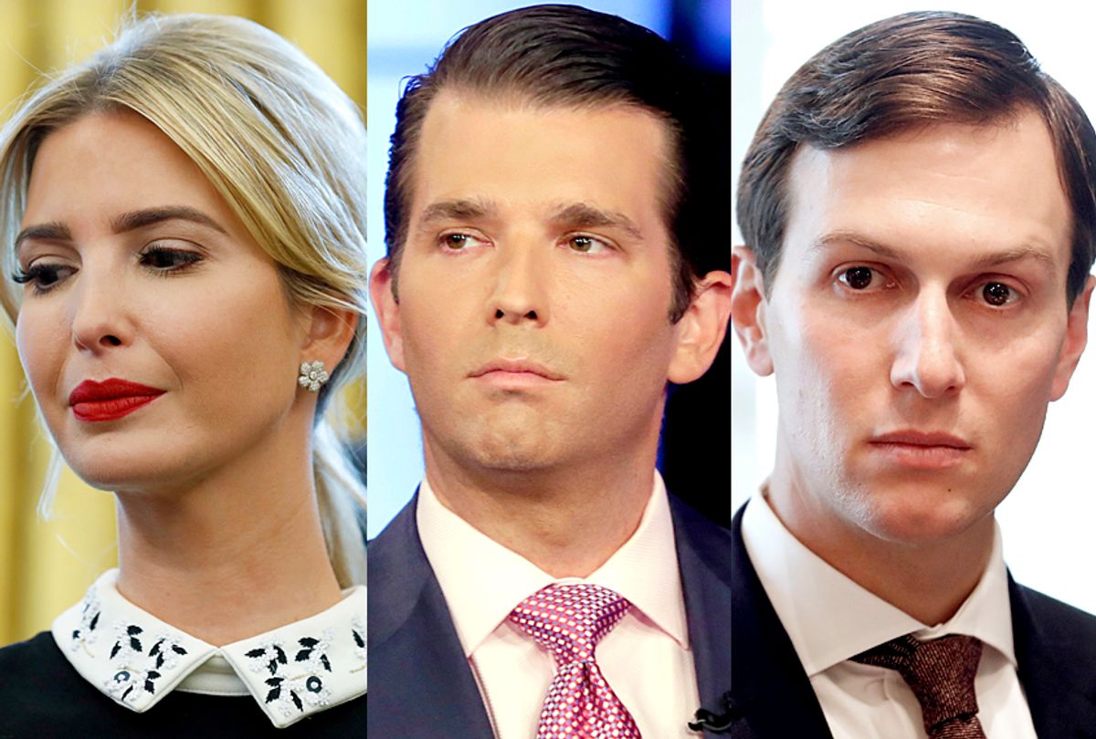 Ivanka Trump; Donald Trump Jr.; Jared Kushner (AP/Alex Brandon/Richard Drew)