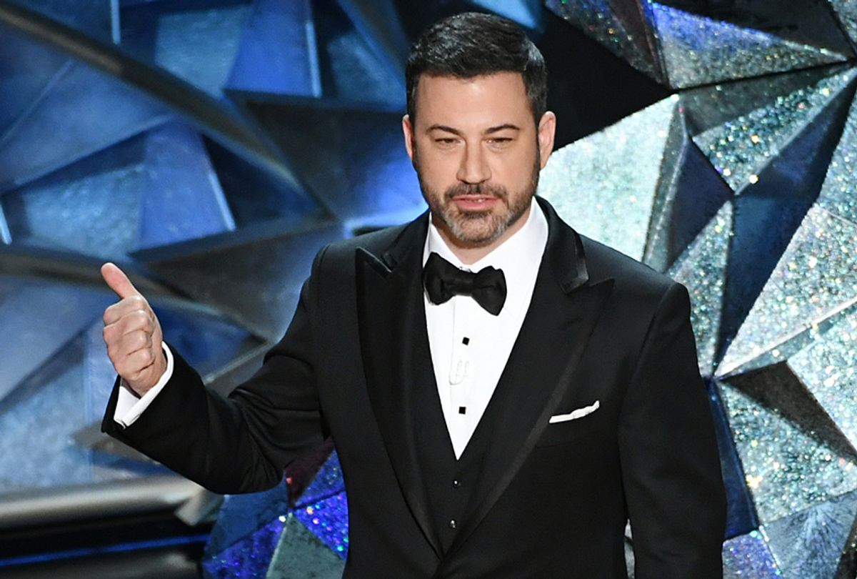 Jimmy Kimmel speaks onstage during the 90th Annual Academy Awards, March 4, 2018. (Getty/Kevin Winter)