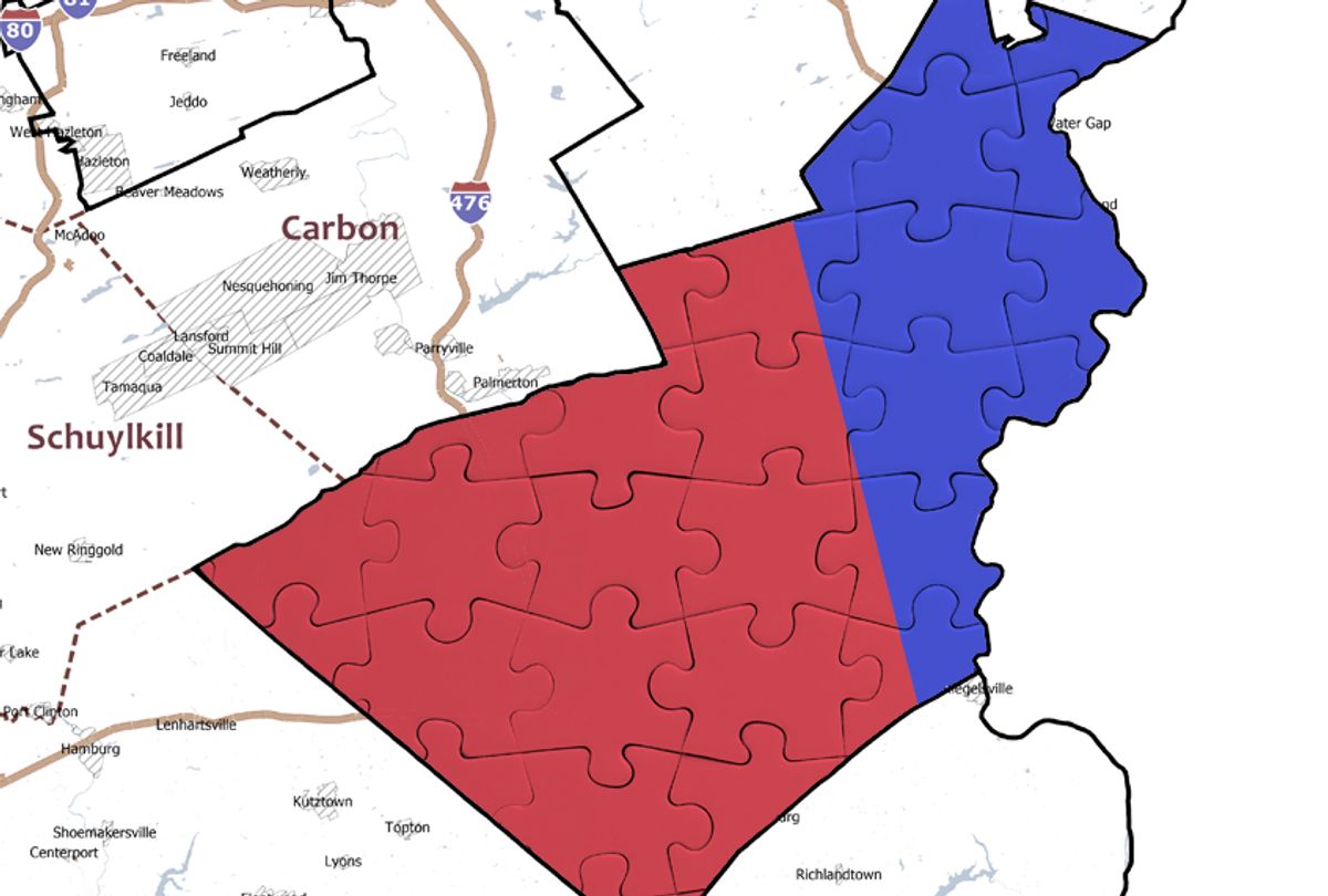 Pennsylvania's 7th congressional district (Getty/Wikimedia/Salon)