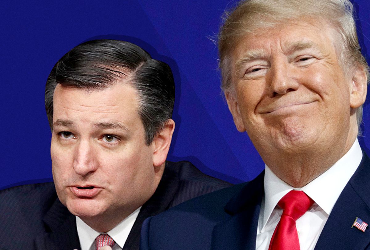 Ted Cruz; Donald Trump (AP/Carolyn Kaster/Pablo Martinez Monsivais/Salon)