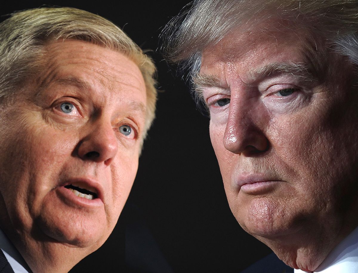 How Bad Was Donald Trump's Week? Even "faithful Lapdog" Lindsey Graham ...