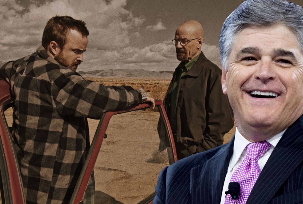 Sean Hannity; Breaking Bad (Getty/Saul Loeb/AMC/Frank Ockenfels 3)