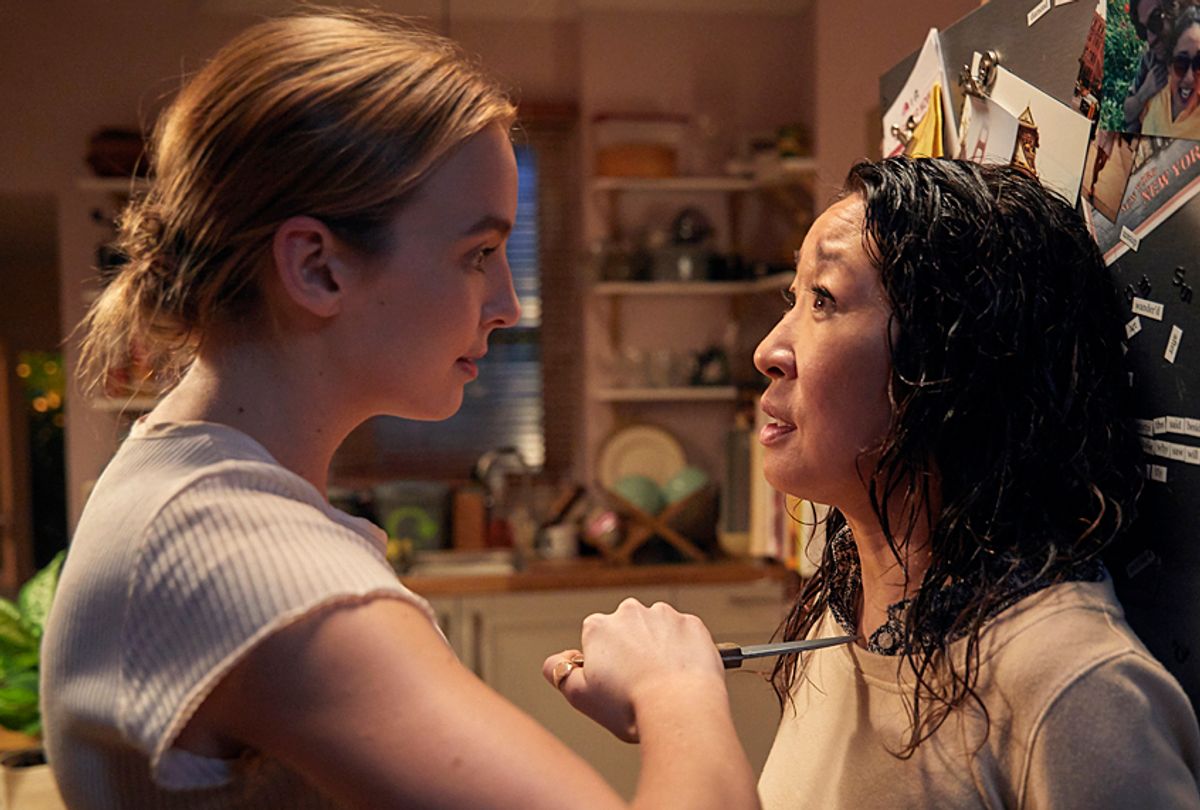 Jodie Comer and Sandra Oh in "Killing Eve" (BBC America)
