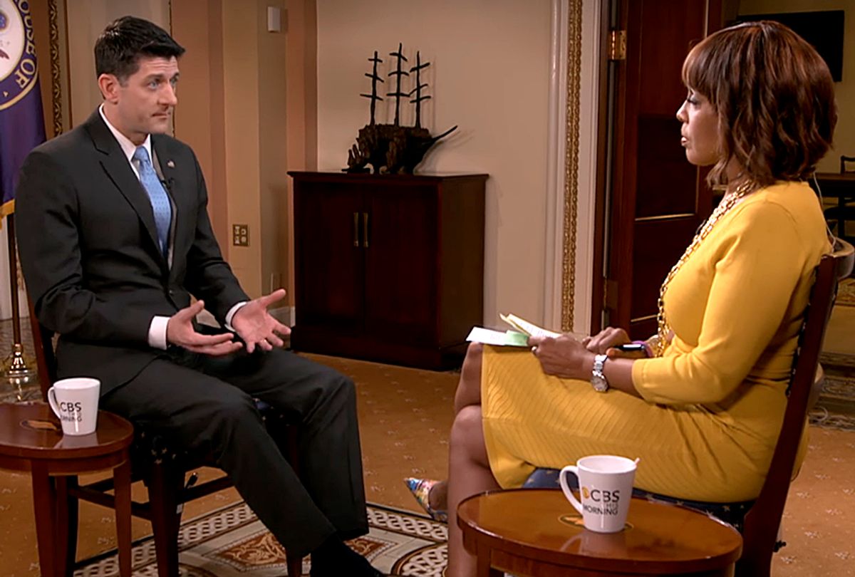 Gayle King interviews Paul Ryan on "CBS This Morning" (YouTube/CBS This Morning)