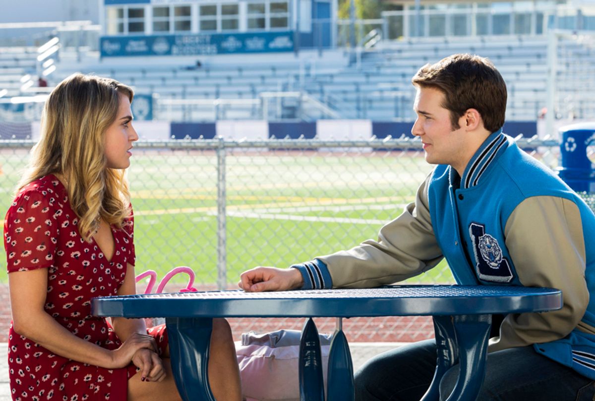 Anne Winters and Justin Prentice in "13 Reasons Why" (Netflix/Beth Dubber)