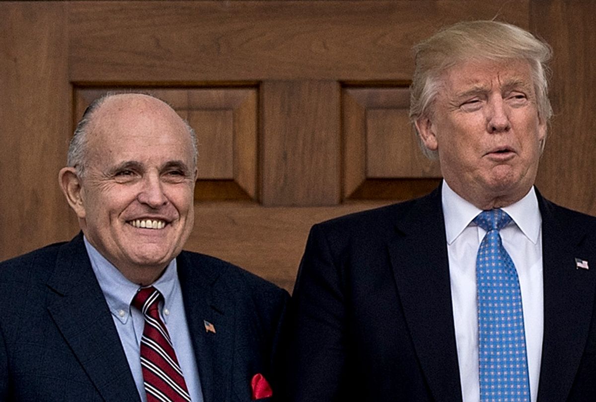 Rudy Giuliani and Donald Trump (Getty/Drew Angerer)
