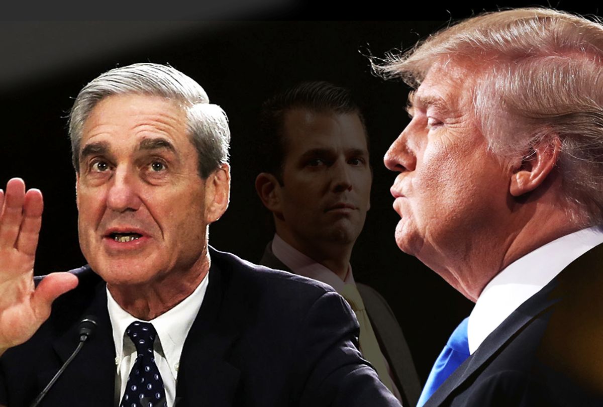 Robert Mueller; Donald Trump Jr.; Donald Trump (Getty Images/Salon)