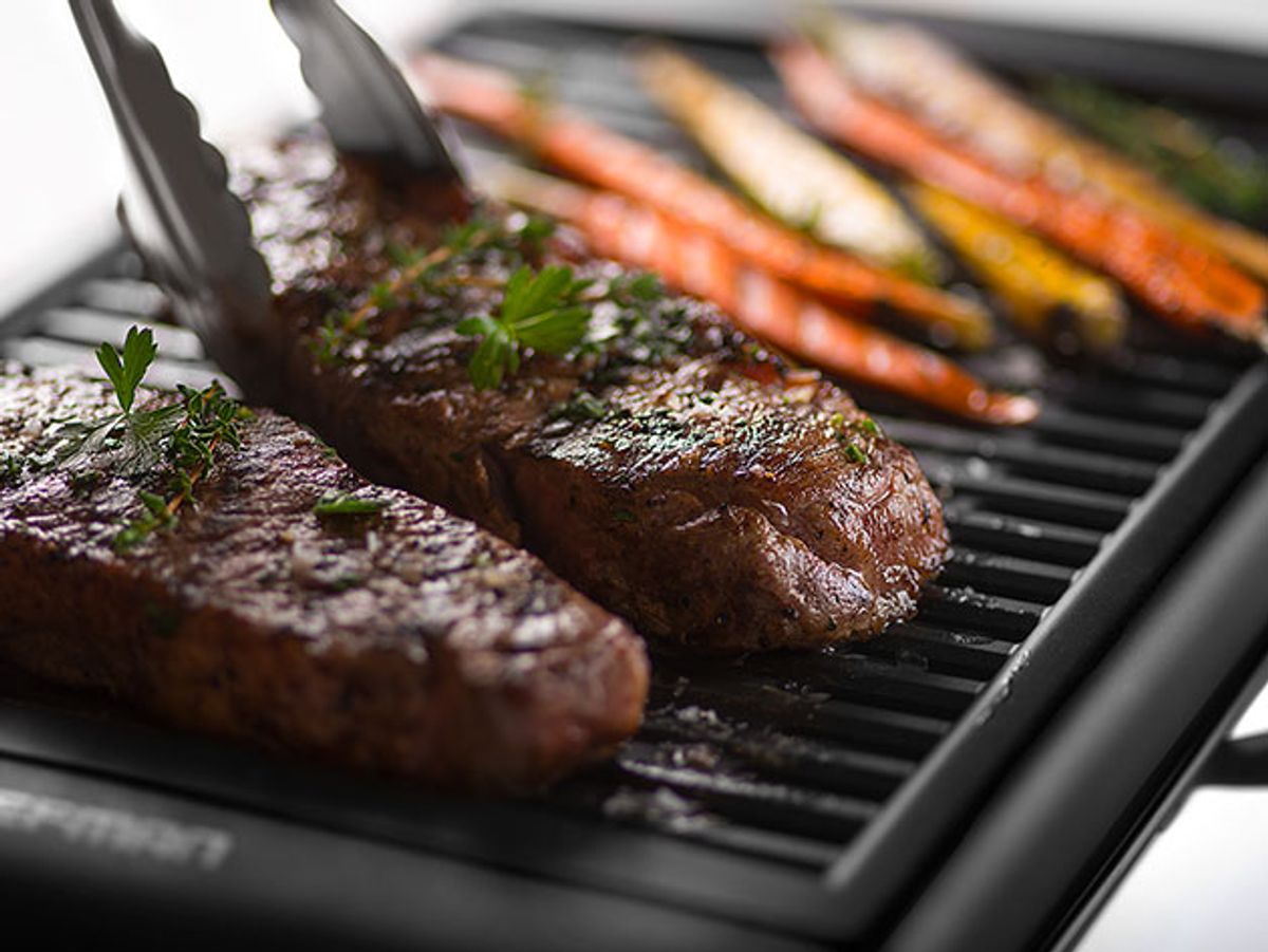 Beat the heat and BBQ indoors with this smokeless grill