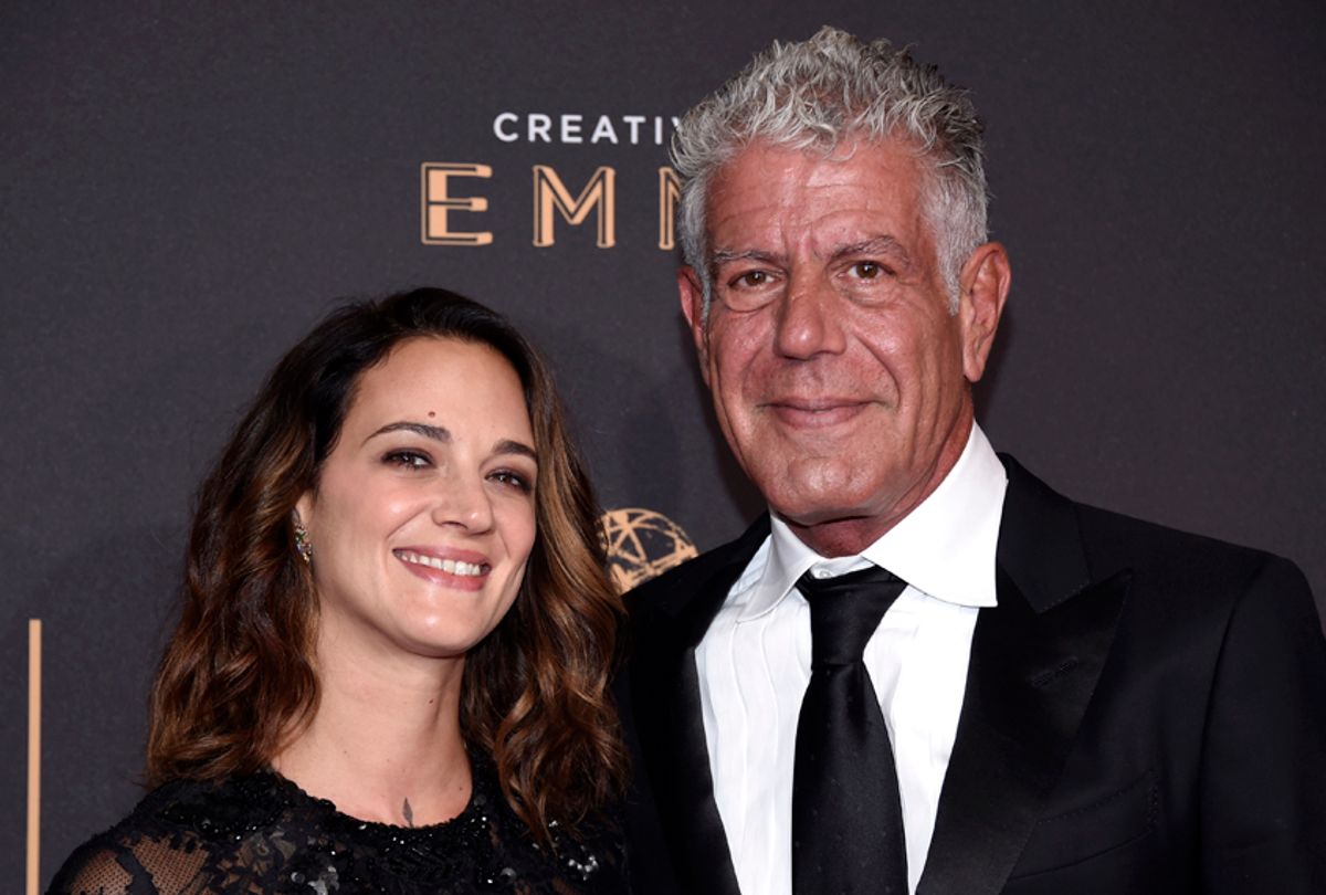 Asia Argento and Anthony Bourdain (AP/Phil Mccarten)