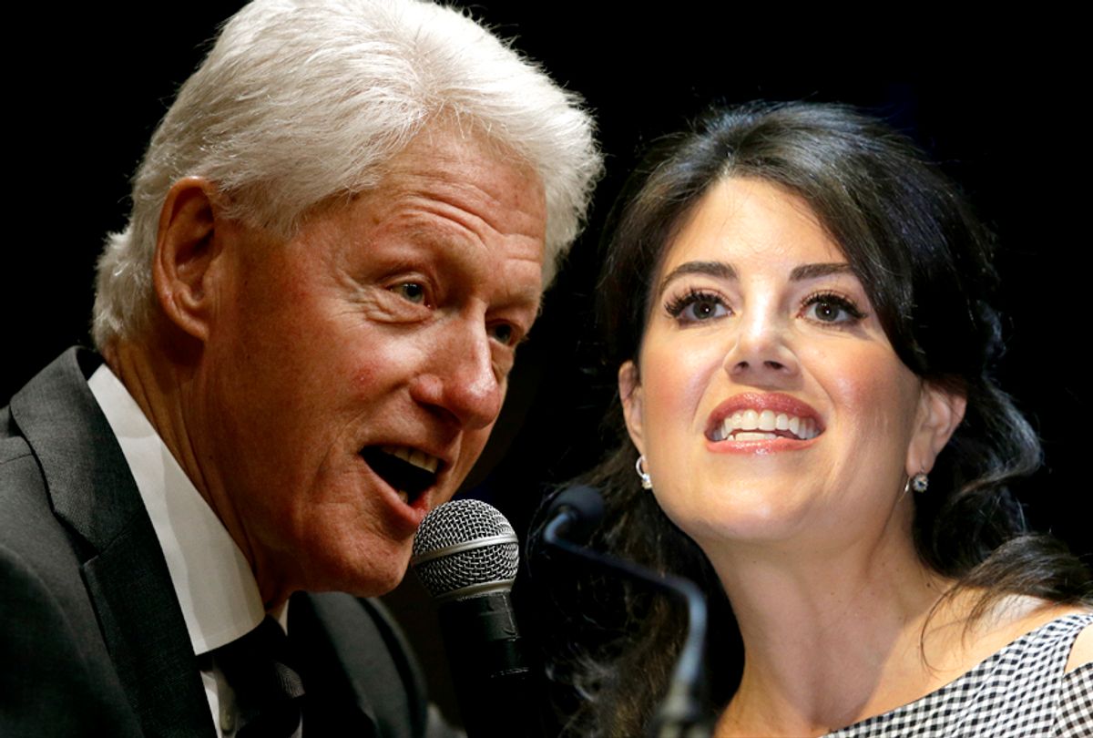 Bill Clinton; Monica Lewinsky (AP/Patrick Semansky/Lionel Cironneau/Salon)