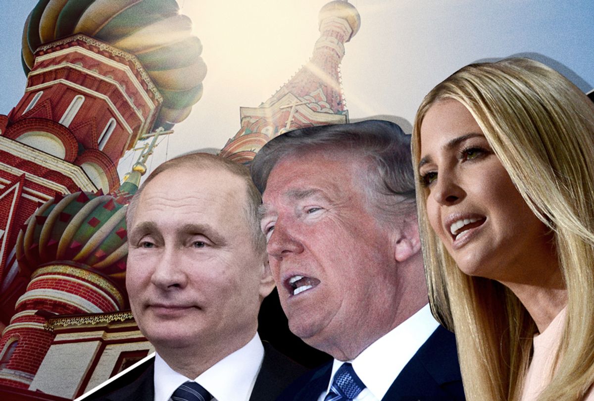 Vladimir Putin; Donald Trump; Ivanka Trump (AP/Getty/Salon)