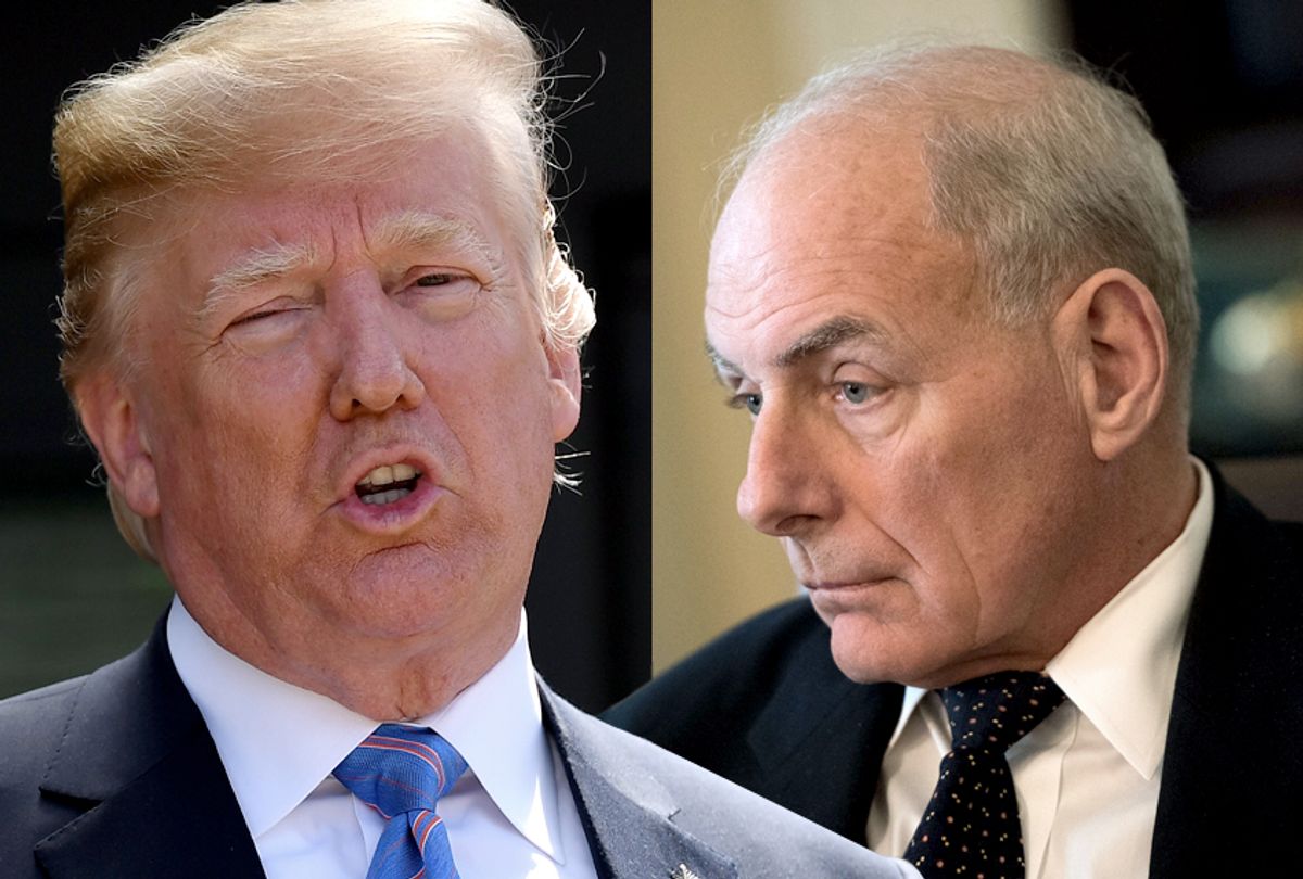 Donald Trump; John Kelly (Getty/Leon Neal/Kevin Dietsch)