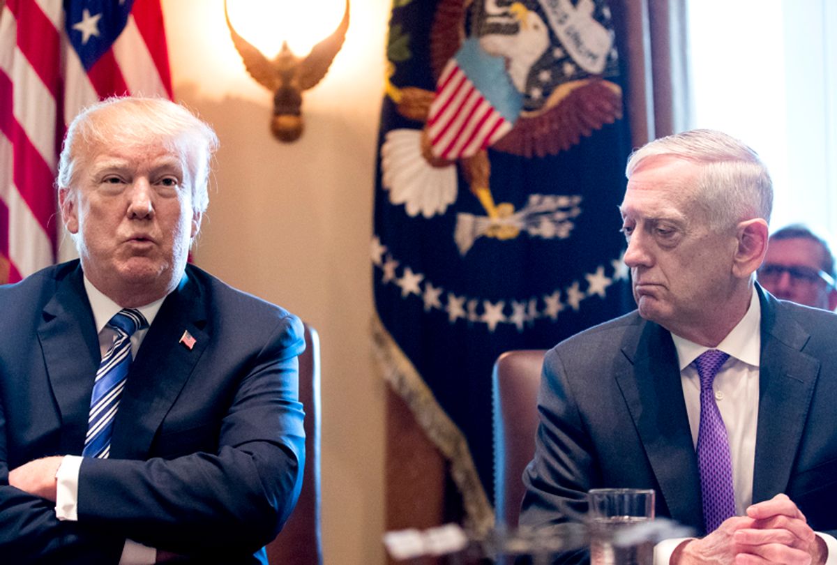 Donald Trump and James Mattis (Getty/Michael Reynolds)
