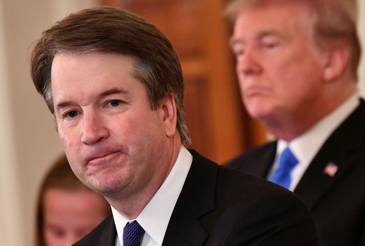 Supreme Court nominee Brett Kavanaugh speaks after Donald Trump announced his nomination at the White House on July 9, 2018. (Getty/Mandel Ngan)