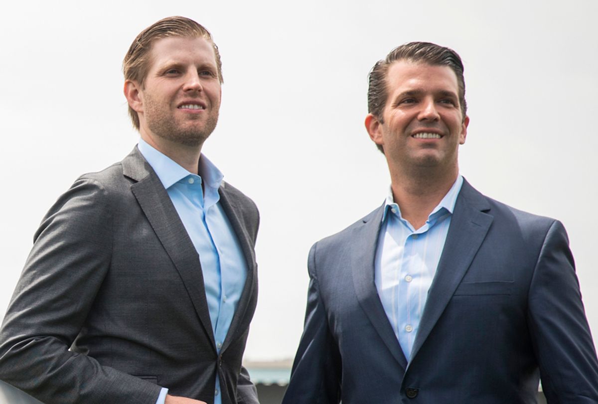 Eric Trump and Donald Trump Jr. (Getty/Drew Angerer)