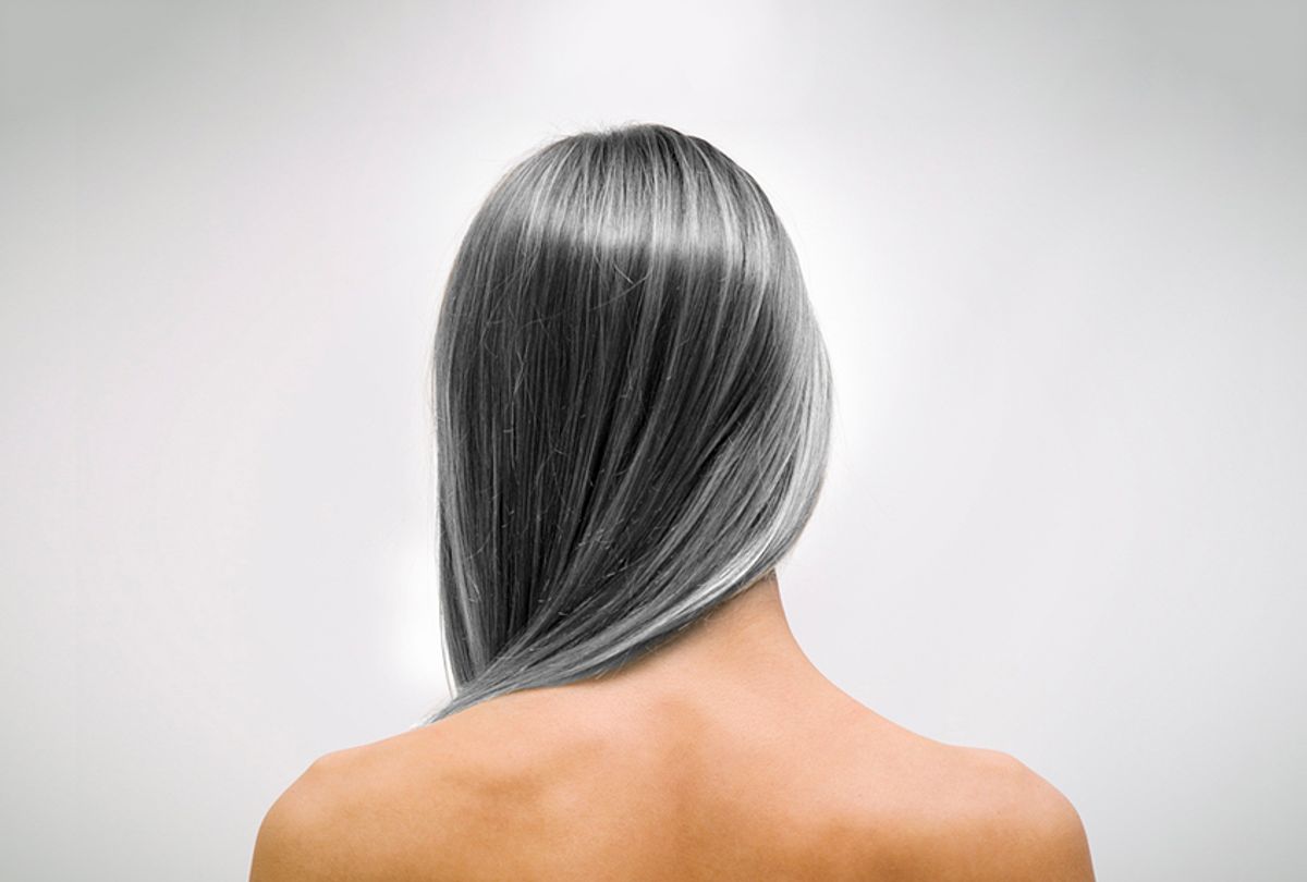 When women stop coloring their gray hair: “I felt naked. I felt scared. I  felt excited. I felt free