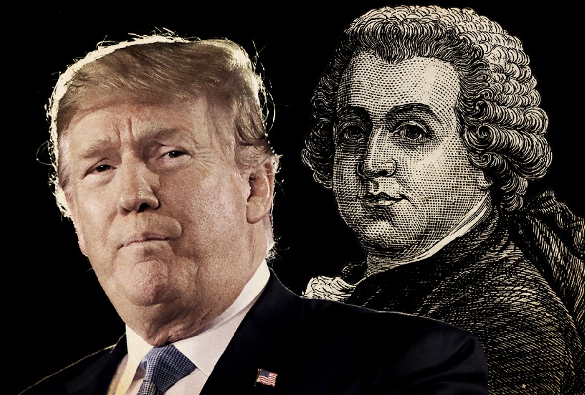 Donald Trump; John Adams (Getty/Photo Montage by Salon)