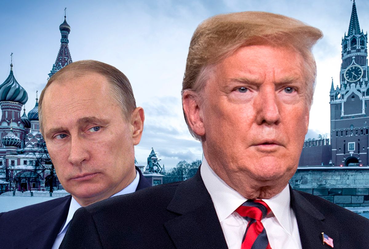 Vladimir Putin; Donald Trump (AP/Getty/Photo montage by Salon)