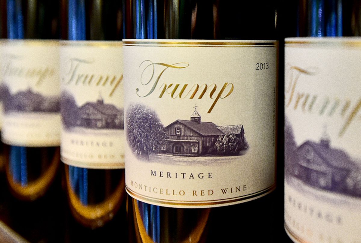 Trump brand wine (Getty/Josh Edelson)