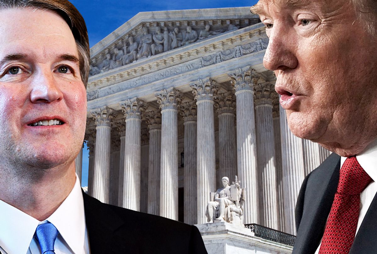 Brett Kavanaugh; Donald Trump (Getty/Salon)
