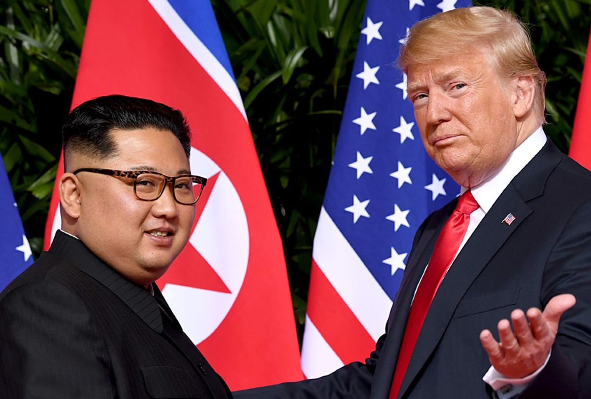 Kim Jong Un; Donald Trump (Getty/Saul Loeb)