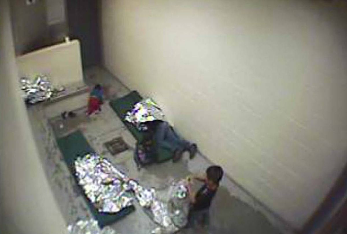 This September 2015 image made from U.S. Border Patrol surveillance video shows a U.S. Customs and Border Protection station in Douglas, Ariz. (AP)
