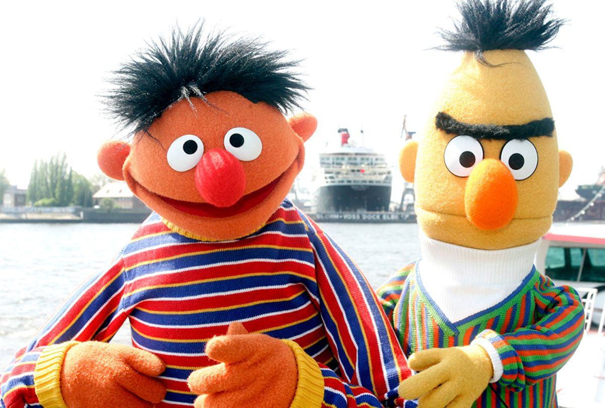 Ernie and Bert of "Sesame Street" (AP/Fabian Bimmer)