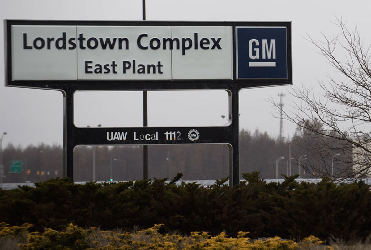 An exterior view of the GM Lordstown Plant on November 26, 2018 in Lordstown, Ohio (Getty/Jeff Swensen)