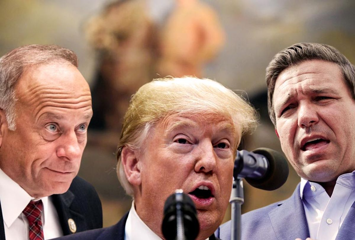 Steve King; Donald Trump; Ron DeSantis (AP/Salon)
