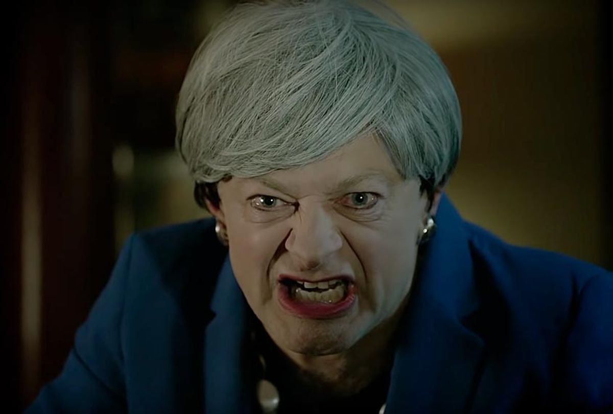 Andy Serkis as Theresa May (YouTube/WE WANTS IT)