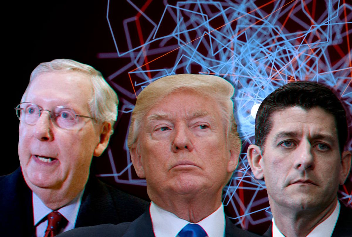 Mitch McConnell; Donald Trump; Paul Ryan (AP/Getty/Salon)