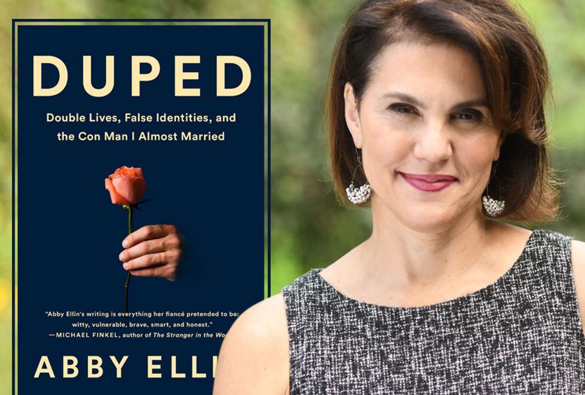 "Duped: Double Lives, False Identities, and the Con Man I Almost Married" by Abby Ellin (Aaron Fedor/PublicAffairs)