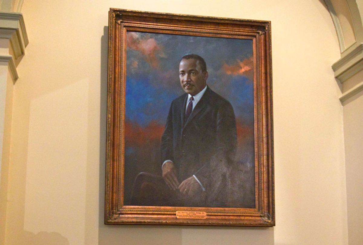 Portrait of Dr. Martin Luther King Jr. (AP/David Goldman)