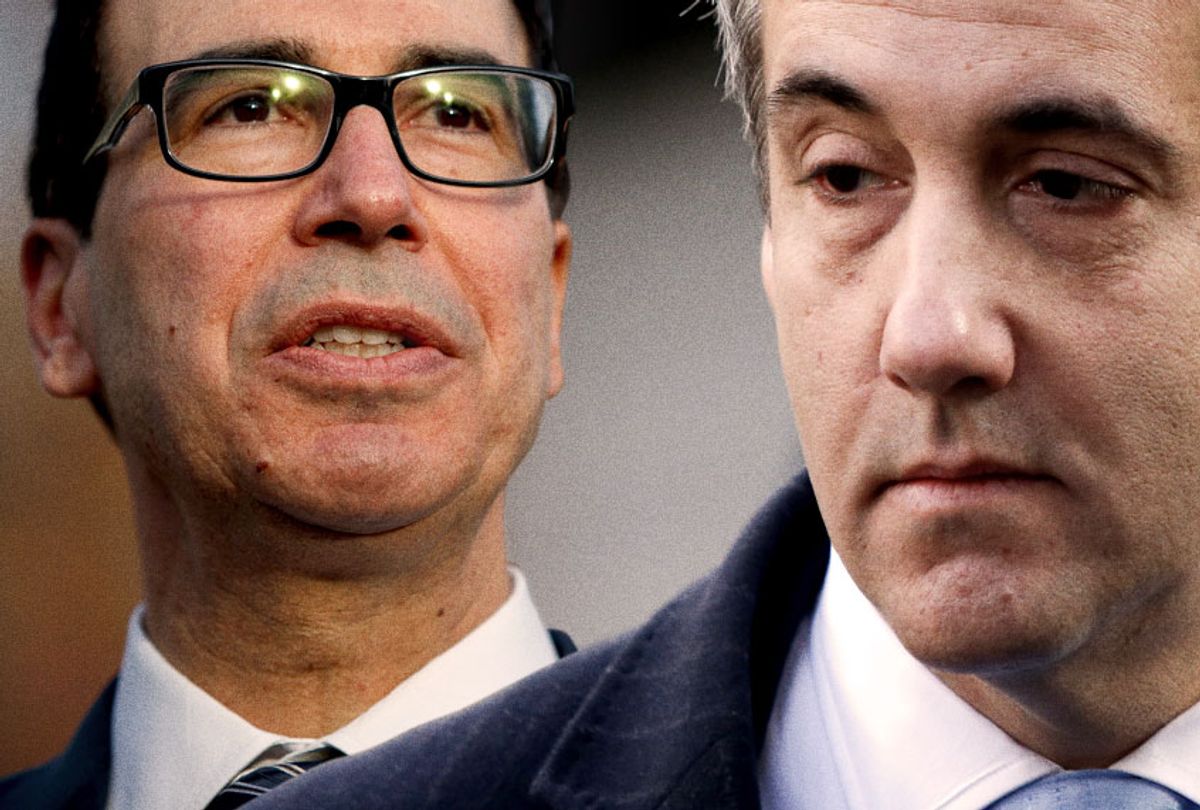 Steven Mnuchin; Michael Cohen (AP/Getty/Salon)