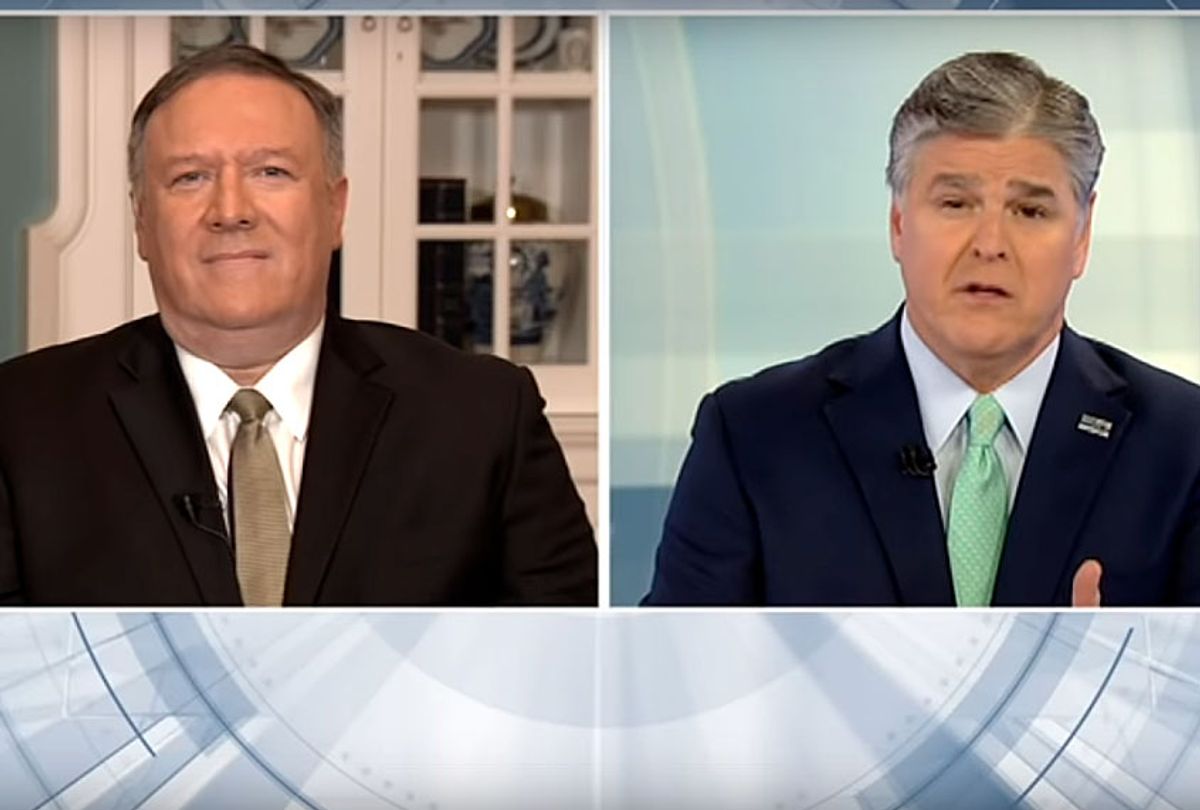 Mike Pompeo; Sean Hannity (YouTube/Fox News)
