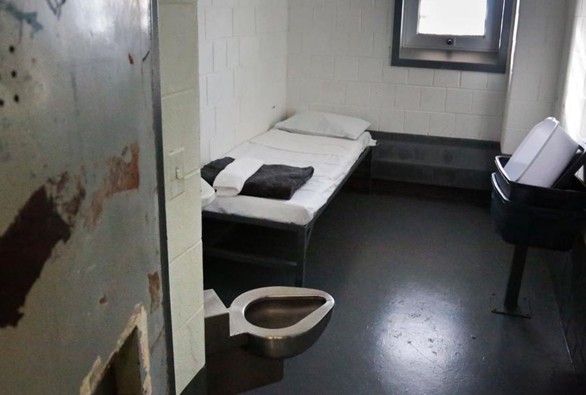 A solitary confinement cell at New York's Rikers Island jail (AP/Bebeto Matthews)