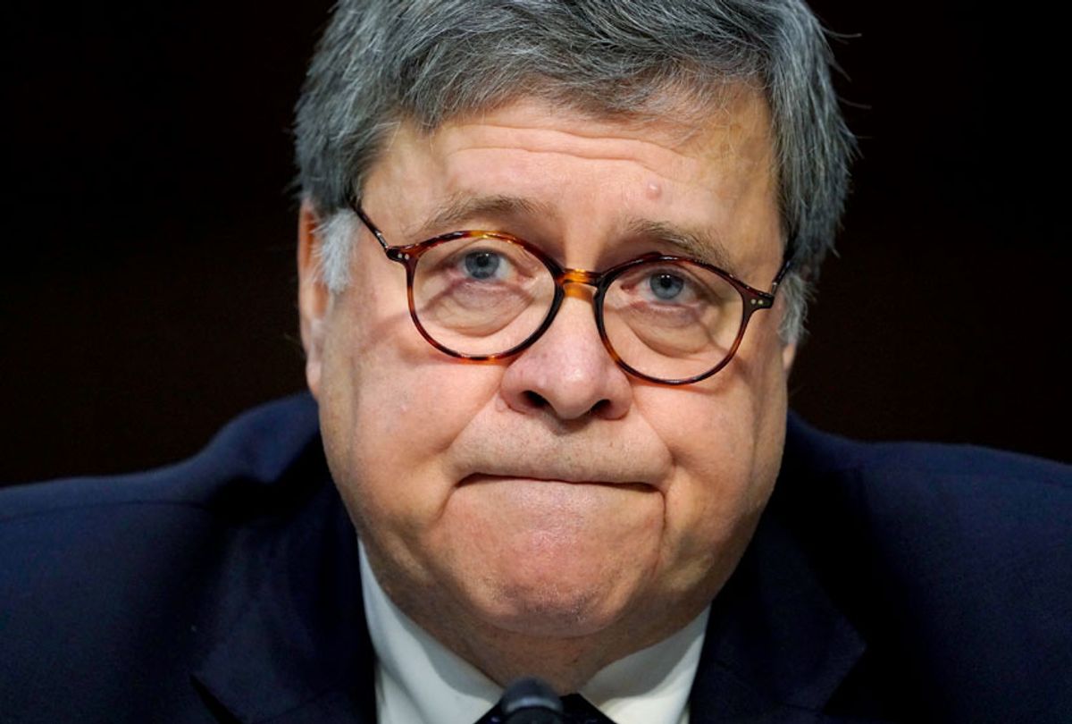 Attorney General nominee William Barr speaks before the Senate Judiciary Committee on Capitol Hill in Washington, Tuesday, Jan. 15, 2019. (AP/Carolyn Kaster)