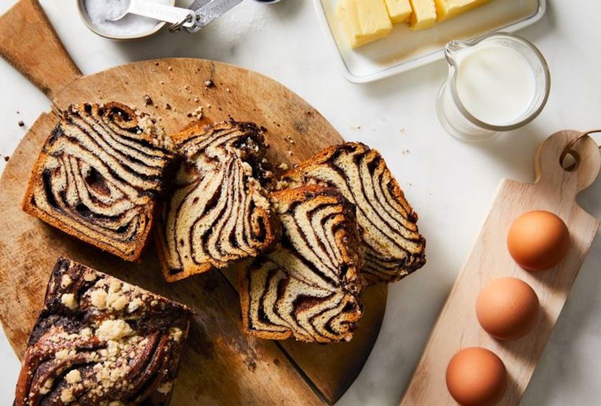 You'll want to eat the babka as soon as you slice it—but just you wait, it's about to get even better. (Ty Mecham/Food52)