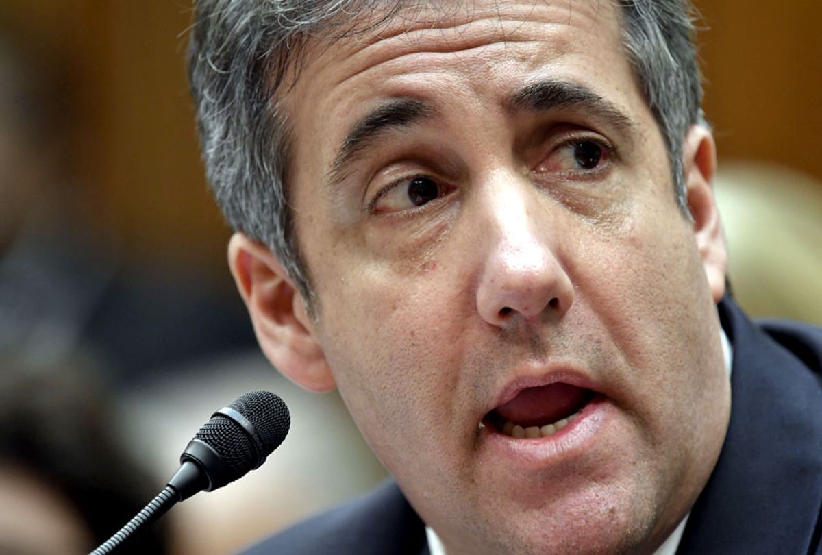 Michael Cohen, US President Donald Trump's former personal attorney, testifies before the House Oversight and Reform Committee in the Rayburn House Office Building on Capitol Hill in Washington, DC on February 27, 2019. (Getty/Mandel Ngan)