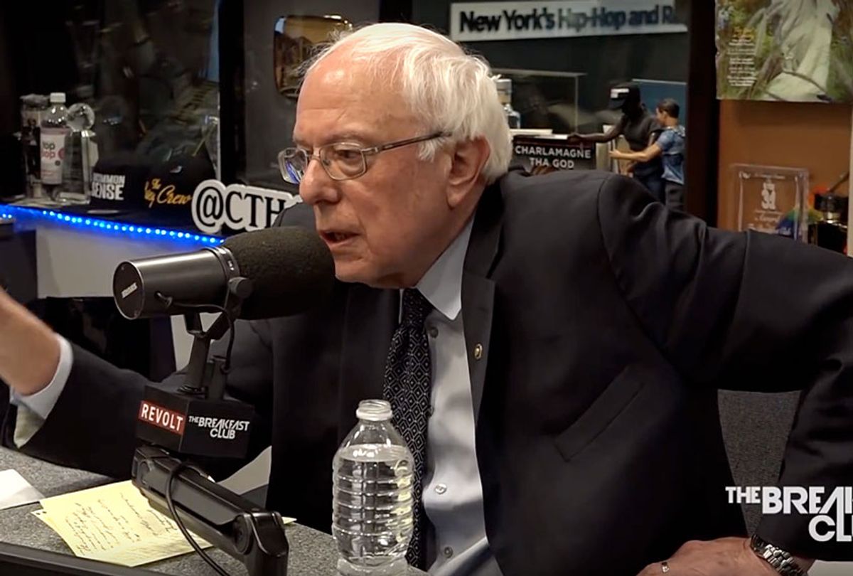 Bernie Sanders on "The Breakfast Club" (The Breakfast Club)