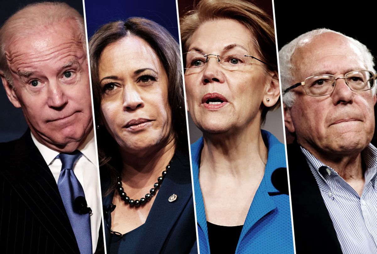 Joe Biden; Kamala Harris; Elizabeth Warren; Bernie Sanders (AP/Getty)