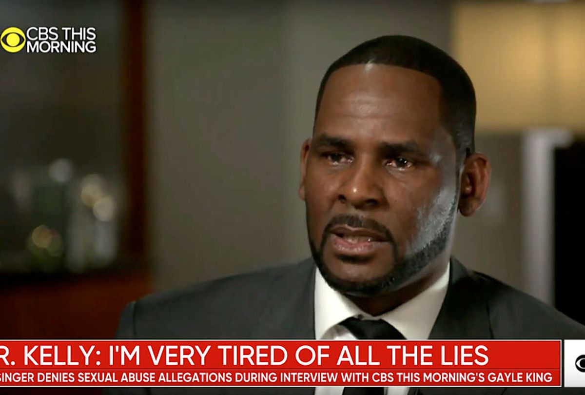 R. Kelly being interviewed by Gayle King (YouTube/CBS News)