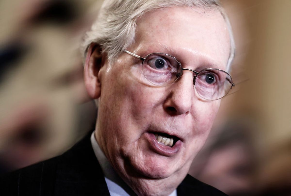 Mitch McConnell's big donors are Wall Street firms — and only 9% of his  funds comes from Kentucky | Salon.com