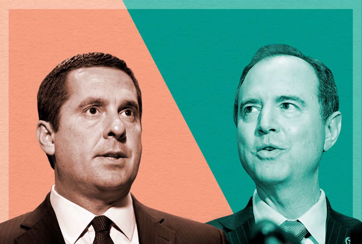 Devin Nunes; Adam Schiff (AP/Photo by Salon)