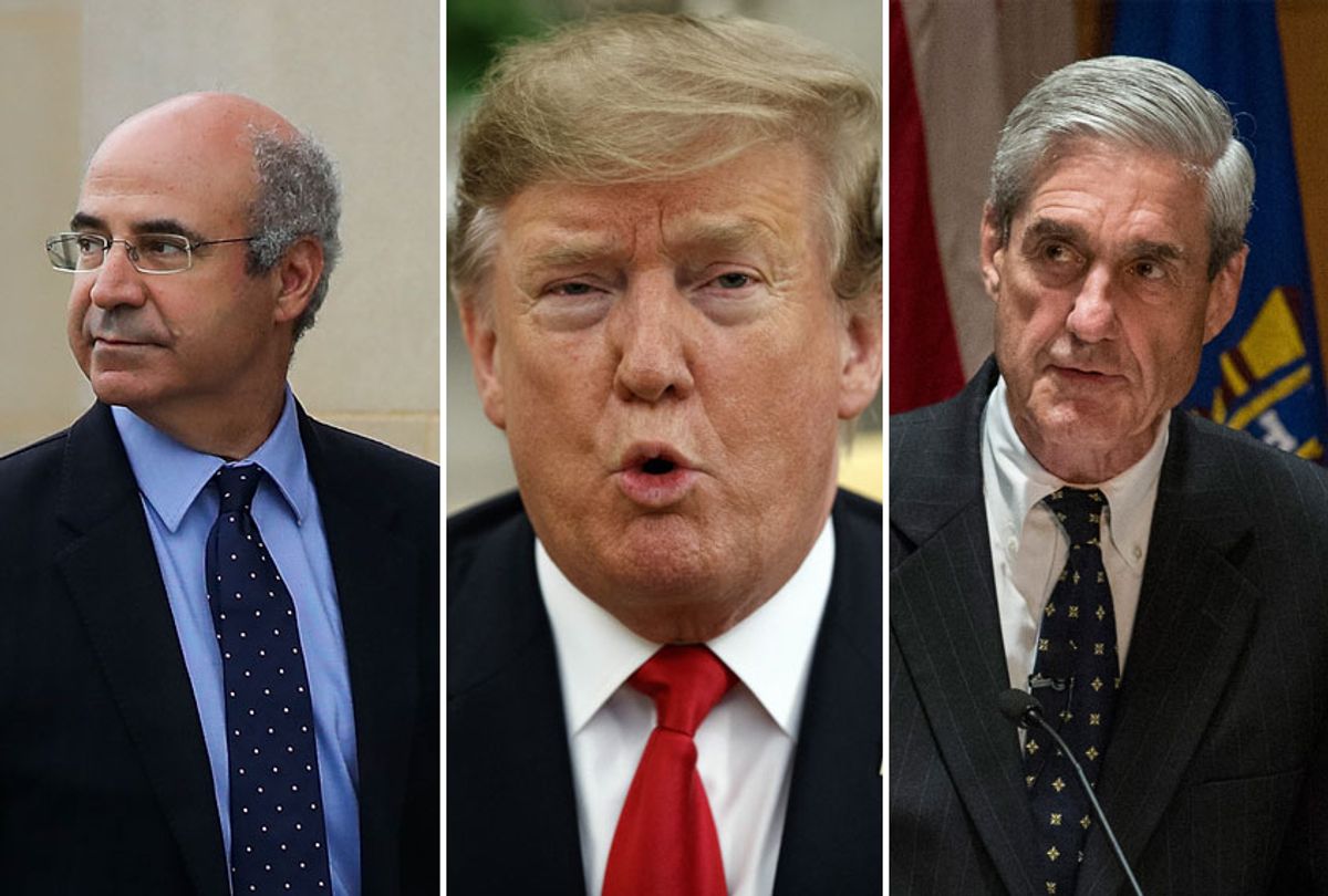 William 'Bill' Browder; Donald Trump; Robert Mueller (AP/Getty)